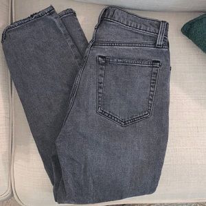 Ultra High Rise Ankle Straight Jean